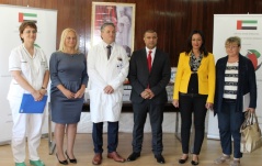 14 September 2017 The delegation of the National Assembly and UAE Embassy in Serbia and the representatives of the General Hospital and Clinical Centre in Kikinda
